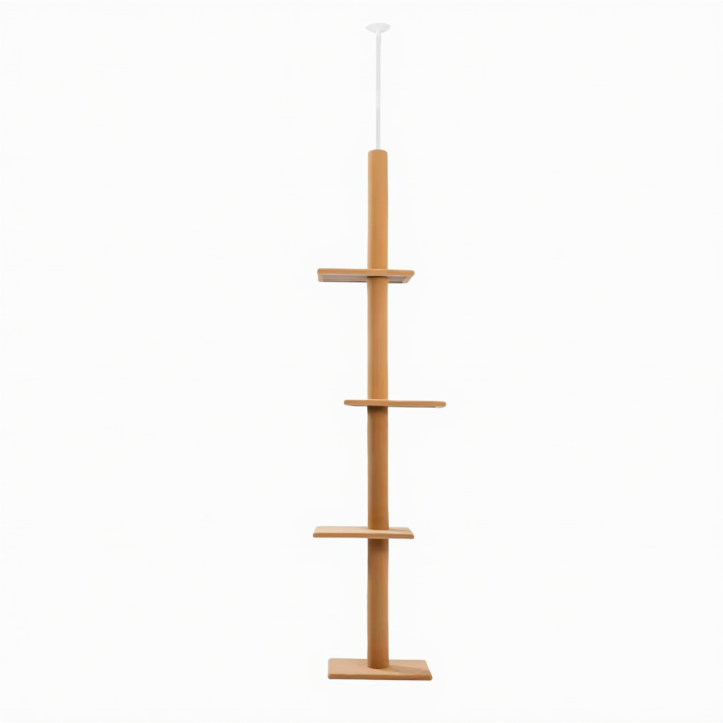 arbre-a-chat-maine-coon-sol-plafond-274cm-la-tour-telescopique-xxl-beige